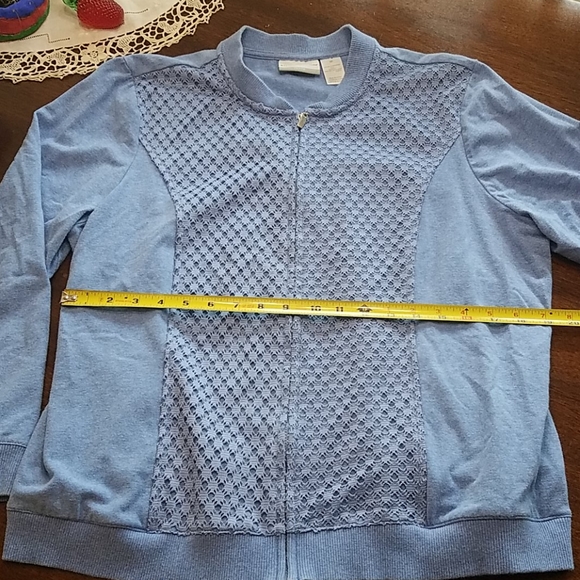 Alfred Dunner periwinkle jacket - Picture 6 of 10